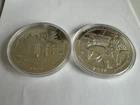 TWO 2016 America the Beautiful 5 OZ coins 10 OZ! Harpers Ferry and T. Roosevelt