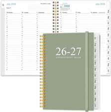 2026-2027 Appointment Book  Planner - 2026-2027 Daily Hourly Planner from July