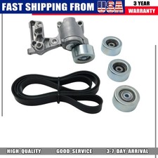 Fits 05-15 Toyota 4runner Tacoma Tundra 5x Serpentine Belt Drive Component Kit