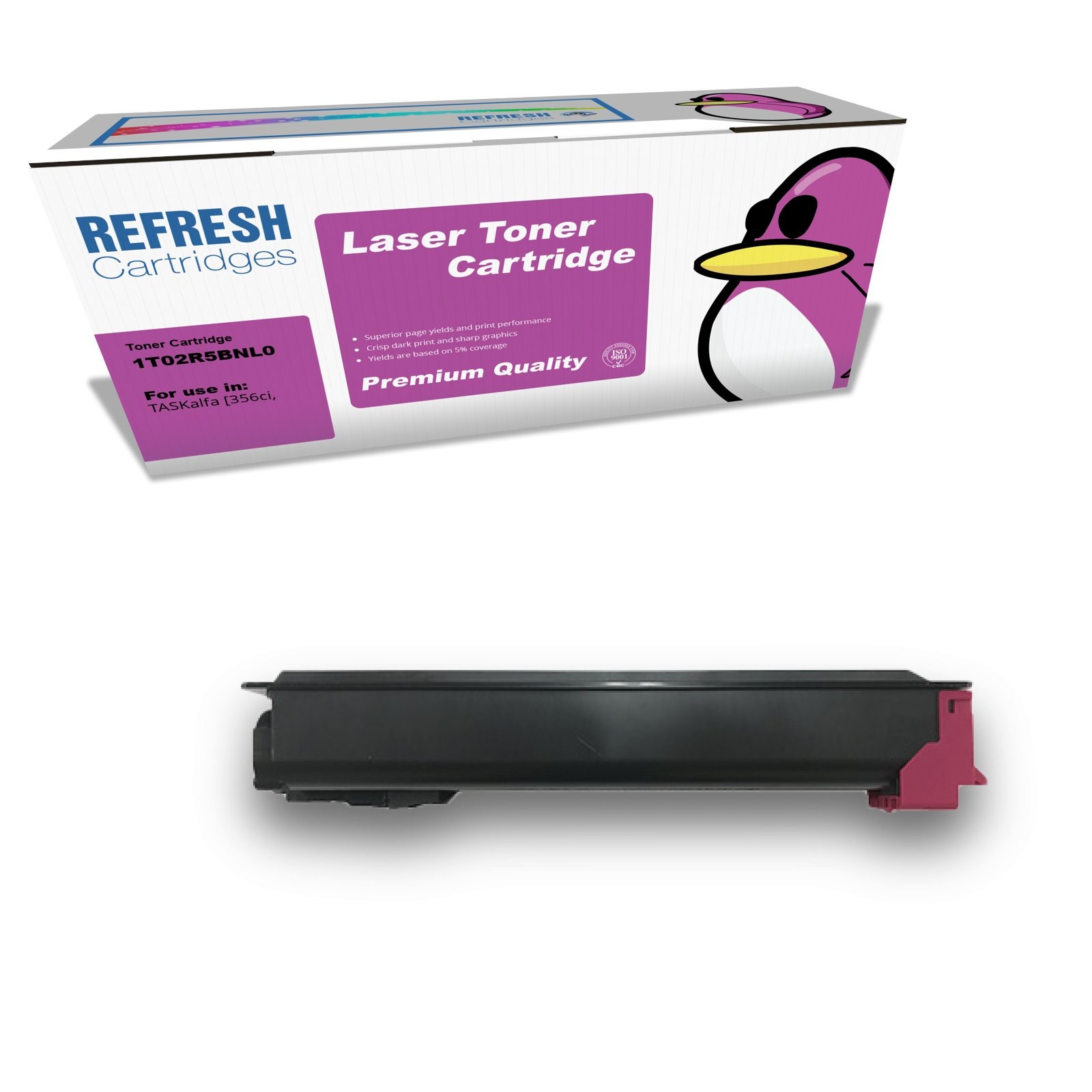 Refresh Cartridges Magenta TK5205M Toner Compatible With Kyocera Printers