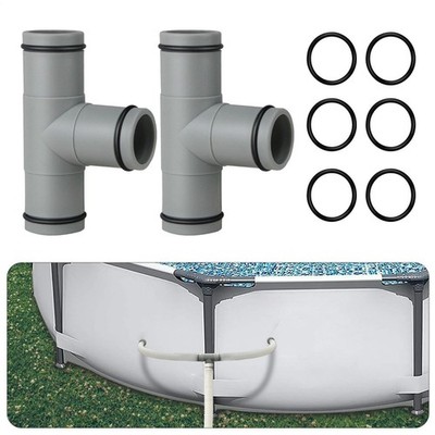 32MM Swimming Pool T/Straight type Filter Pump Pipe Joint Pool Hose Connector
