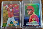 Topps Bowman's Best MLB 2 Card Lot Mike Trout Angels Best Performance Showpieces