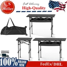 Camping Table w/ Bag, Lightweight &Portable Folding Grill Table