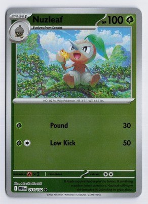 Nuzleaf - MEG #014/132 ME01: Mega Evolution Reverse Holo NM