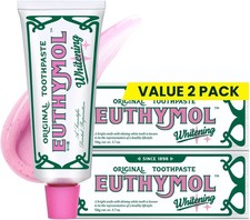 EUTHYMOL Whitening Toothpaste (3.7fl oz*2, Pa...