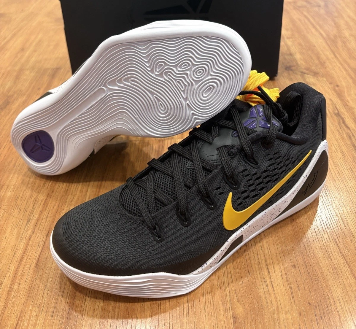 Nike Kobe 9 EM TB White Black for Sale | Authenticity Guaranteed