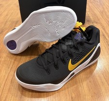 Size 8.5 - Nike Kobe 9 EM Protro TB Lakers Away Black Gold IH1401-002 Men's New
