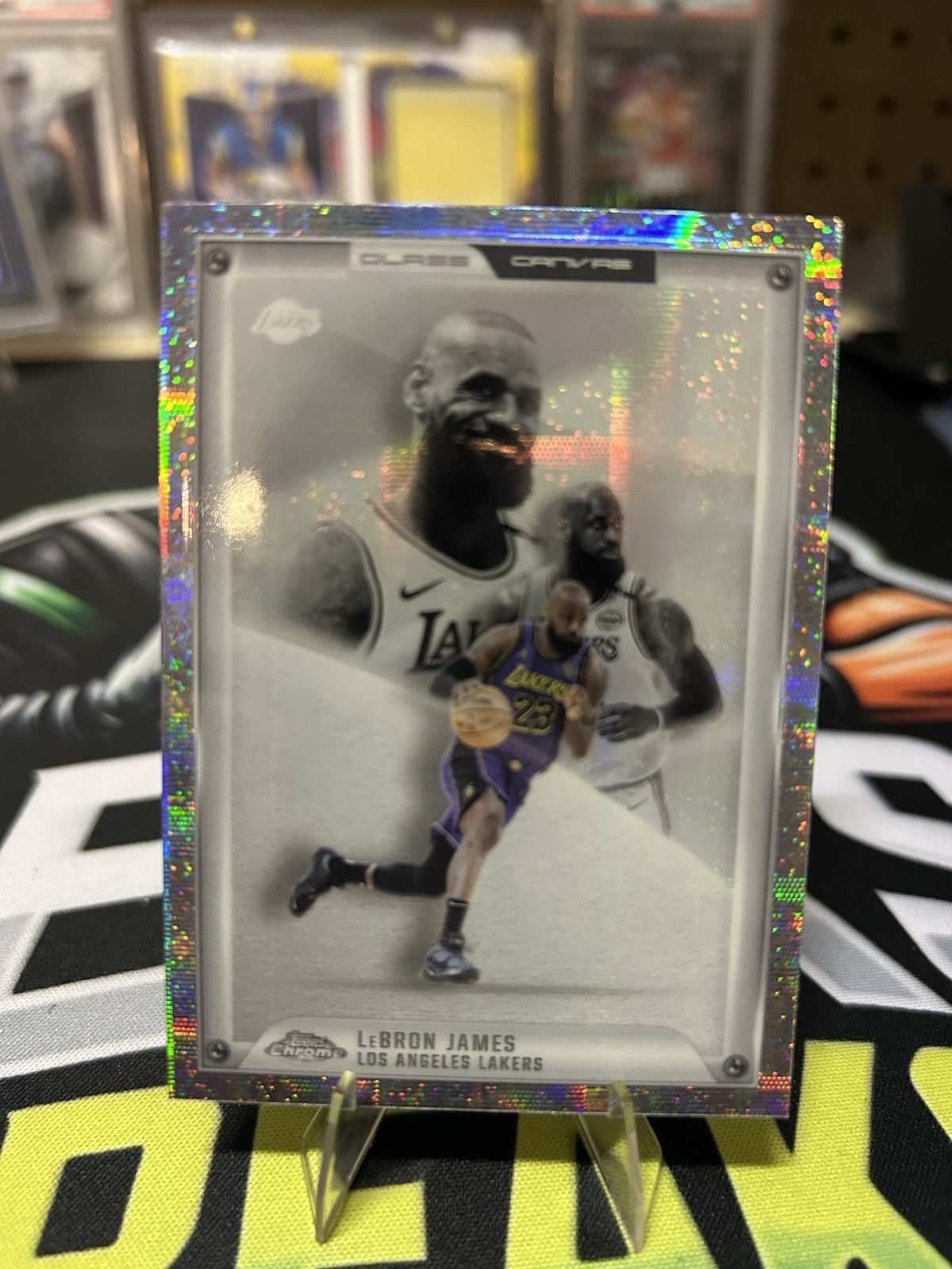 2025 Topps Chrome LeBron James Glass Canvas
