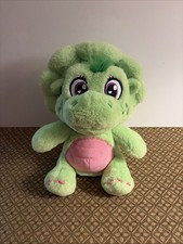 Barney  s World Baby Bop 12" Plush Dinosaur Mattel Fisher Price, Green Dinosaur