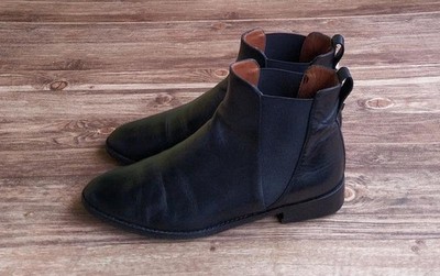 Women Massimo Dutti boots black leather 39 #N2G1