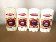 Old Spice Amber Black Currant Deodorant 4 pack Anti-Perspirant Discontinued NEW