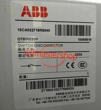 1PC ABB Disconnect Switch OT630E03P 3P 630A 1SCA022718R8940 New Fast delivery