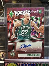 2023-24 Panini Phoenix  Rookie Signs Jordan Walsh #RS-JWS International Red /49 