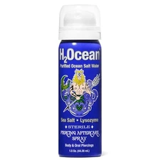 H2Ocean Piercing Aftercare Spray, Sea Salt Keloid & Bump Treatment, Wound Care S