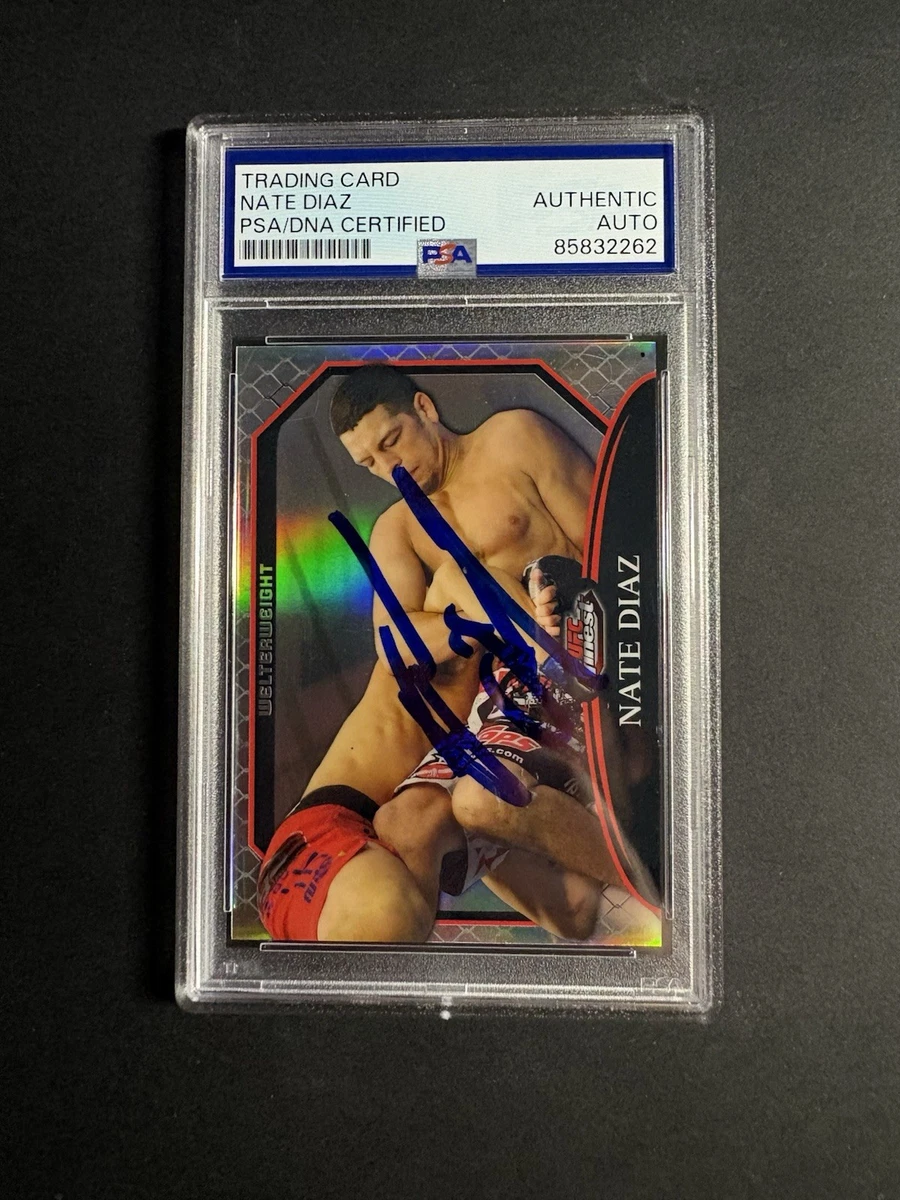 UFC Nick Diaz サイン入りフィギュア PSA/DNA 認証済み Nate Diaz UFC MMA Autographed Signed Custom Funko Pop PSA/DNA
