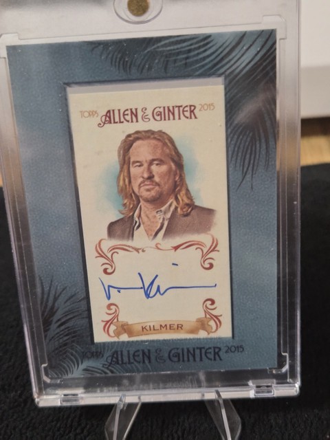 2015 Val Kilmer Topps Allen & Ginter Baseball Autograph Auto #AGAVK