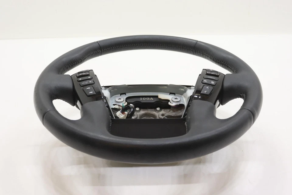 2021 - 2024 NISSAN ARMADA STEERING WHEEL W/ SWITCH BUTTON LEATHER OEM TRIM_X - Image 2 of 4