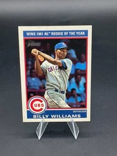 2025 Topps Heritage High Number 1976 Retirees 76R-7 Billy Williams, Chicago Cubs