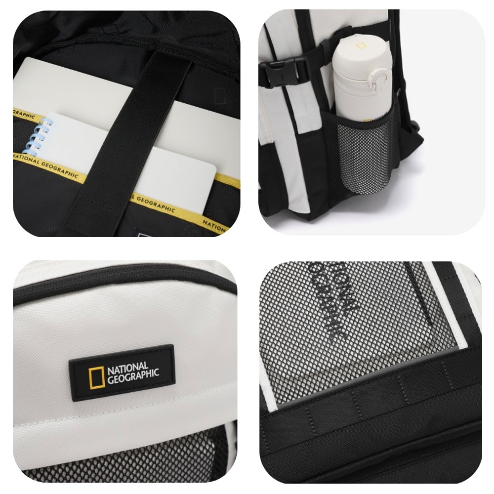 タ*ー様 ファジーネーション　パグバック NATIONAL GEOGRAPHIC PACHI BACKPACK 25L N261ABG510 WHITE UNISEX