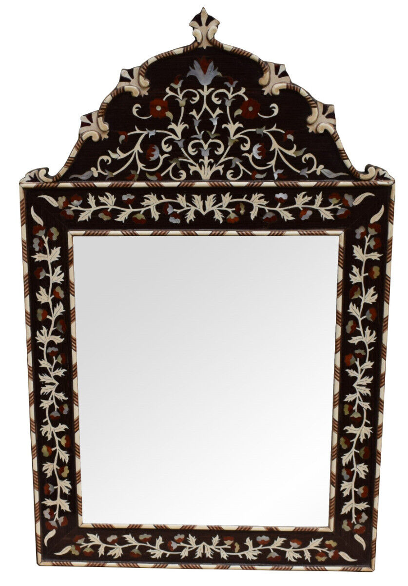 Handcrafted Moroccan Wood Mirror Frame/Wall Hanging Mirror/Wall Décor