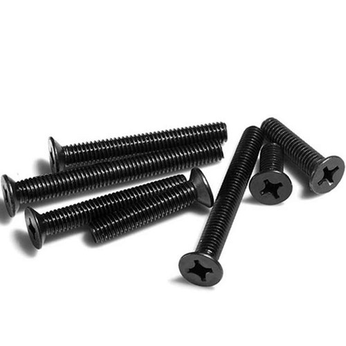 Black 304 Stainless Steel Cross Countersunk Head Screws Flat Head Long Screws - Picture 8 of 202