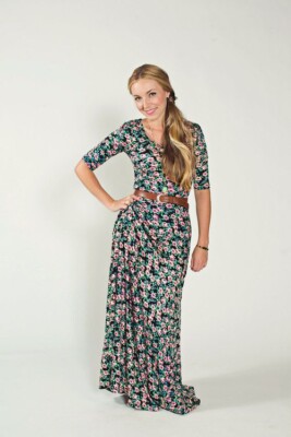 LuLaRoe Ana Black Cherry Blossoms  Floral Long Maxi Dress Unicorn 2XS  0/00 New | eBay