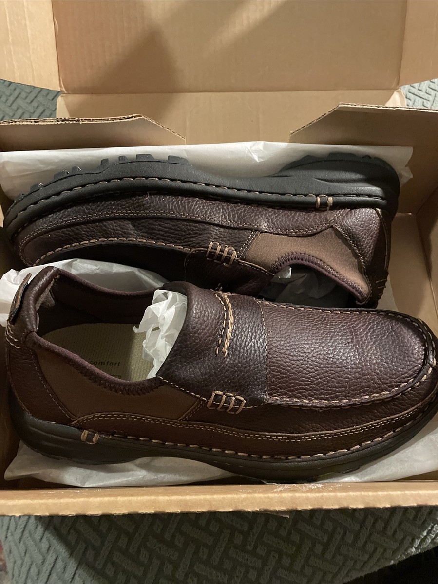 L.L. Bean‎ Dark Brown Leather Loafers LL Bean Leather Penny Loafers Mens 8.5 D Burgundy Cordovan  main image 4