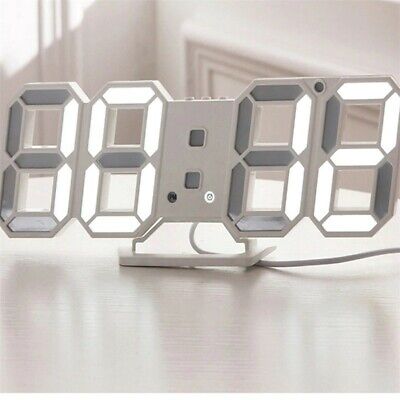 Reloj Digital De Pared LED 3D Diseño Moderno Cronógrafo Para