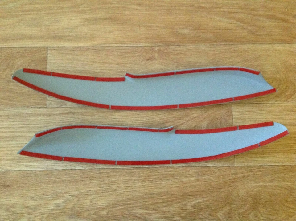 For Scion Xa Eyebrows Eyelids Eyelash Headlight Cover Toyota Ist 2002-2007 Set Foto 4 de 4