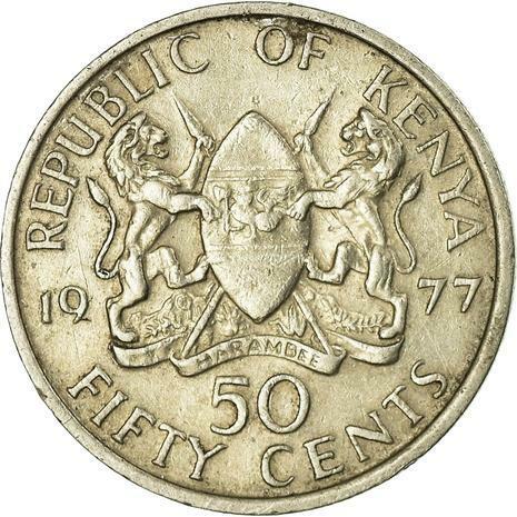 Kenya 50 Cents | Mzee Jomo Kenyatta Coin KM13 1969 - 1978 | eBay