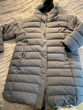 Ladies Peter Storm Grey Quilted Coat Size 20