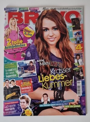 Bravo 42 + Extra vom 7.10.2009 Miley  Cyrus / Tokio Hotel / Justin Bieber(D1647)