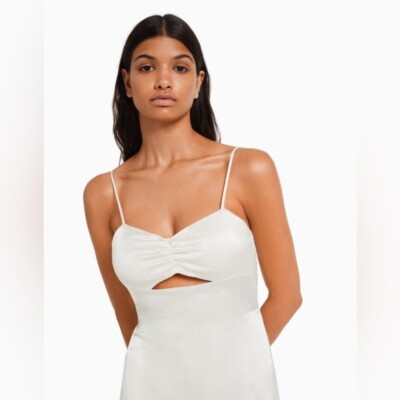 strapless open back dress MEREDITH Short Wedding Dress main image 1