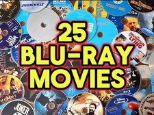 25 Assorted Blu-Ray LOT Wholesale ALL Movies,...