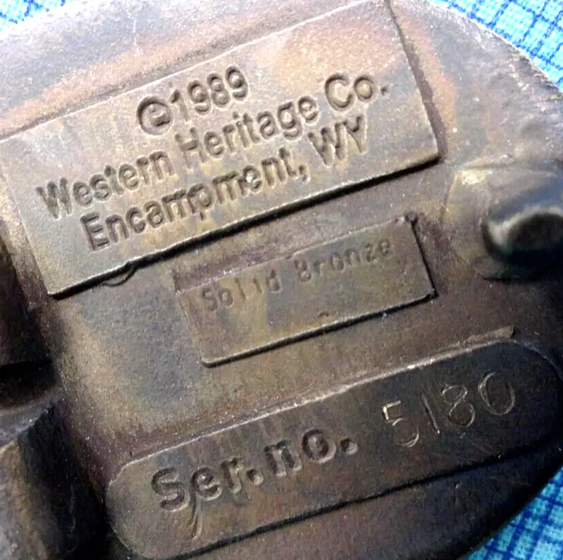 Платье Лесной службы США с пряжкой на ремне Министерство сельского хозяйства США # Brnz винтажное 80-е Western Heritage .QRT889 - Изображение 4 из 4