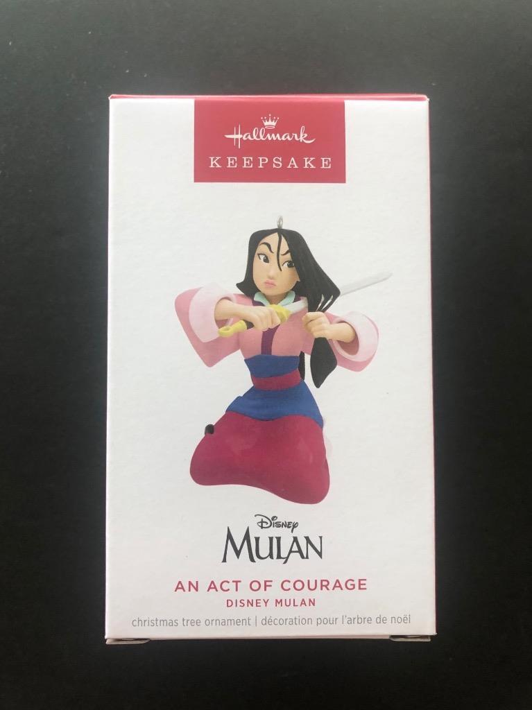 2024 Disney Mulan 25th Anniversary Heart of a Warrior Keepsake Ornament by Hallmark  