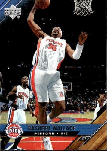 2005 Upper Deck Rasheed Wallace #50 card