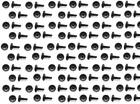 100 1/2" Self Tapping Metal Screws Black Drilling Philips Truss Washer Head