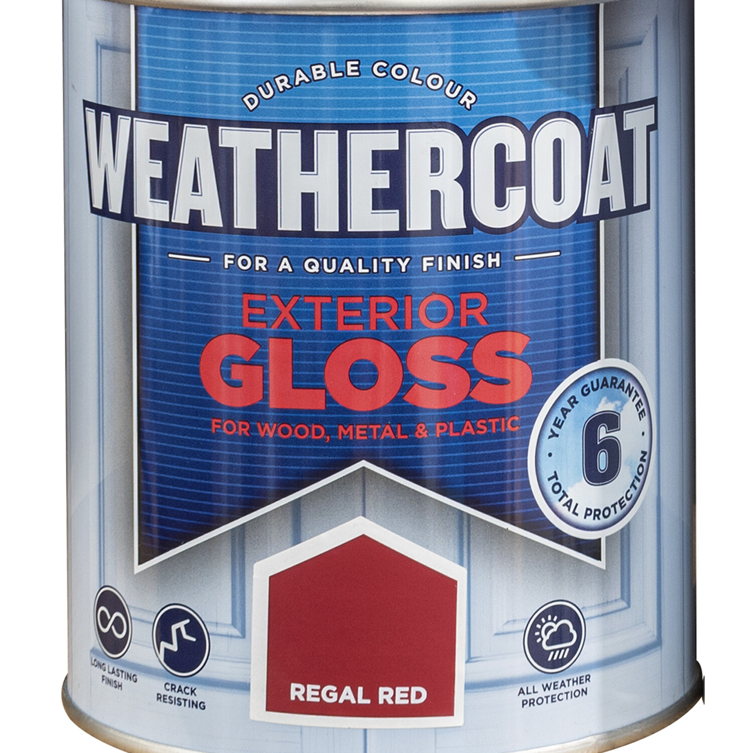Durable Colour Weathercoat Exterior Gloss paint For Wood Metal and