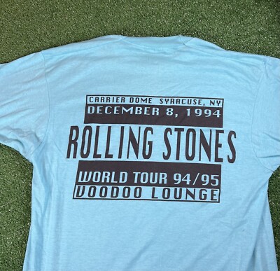 The Rolling Stones Vintage 1994 Voodoo Lounge Screen Stars SYRACUSE NY TOUR