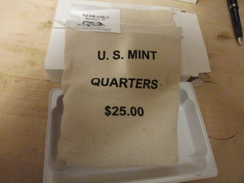 $25 Unopened Mint bag of 2006-P Nebraska State Quarters - Picture 2 of 3