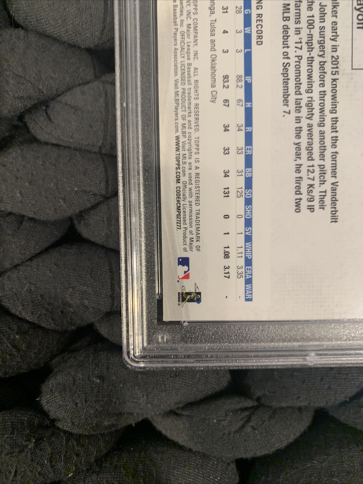 2018 Topps Baseball #132 Walker Buehler Rookie Card RC PSA 10 Gem Mint Pop 43 view 21