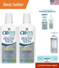 Non-Irritating Mouthwash with Cavity Protection – Mint Flavor 64 Oz Duo