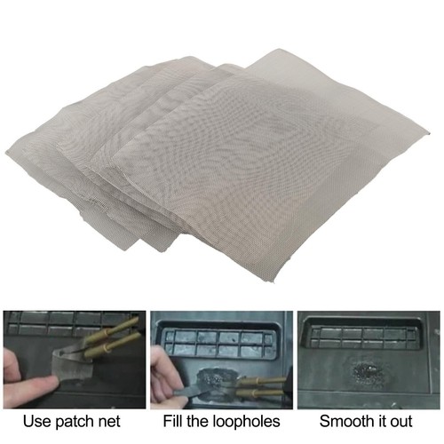 Plastic Crack Repairing Hole Mesh Net for Bumper Body Hood Vents (5pcs