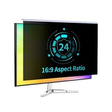 24 Inch Computer Privacy Screen for 16:9 Computer Monitor, Anti-Blue Light Mo...