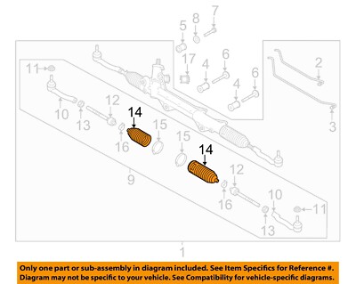 JAGUAR OEM 01-08 S-Type-Tie Rod Boot XR830016