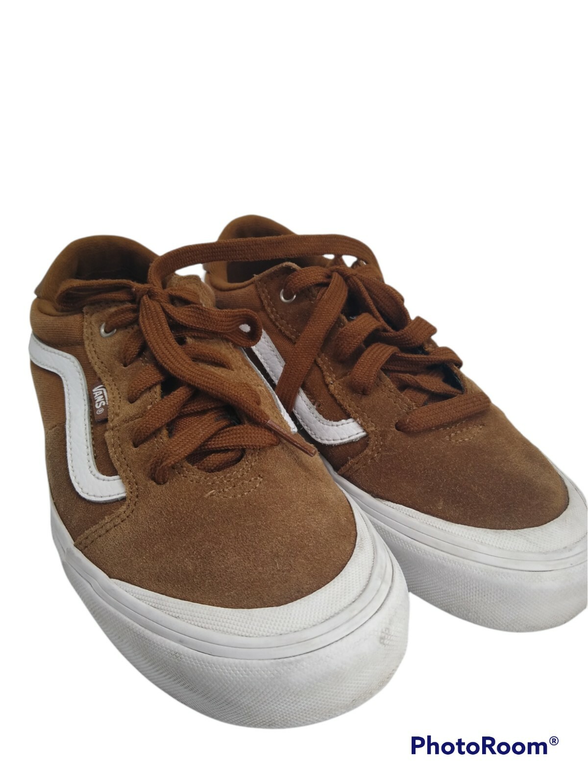 Vans Skateboard Pro Suede Brown Shoes Size Mens US 5.… Gem