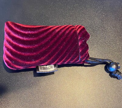 The Magic Tailor by KRIKOR Velvet Padded Pouch - Protection for Glass Pipes 5''