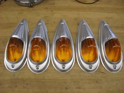 5 Vintage VP63 same as KD 517 Flat Roof Cab Marker Clearance Lights