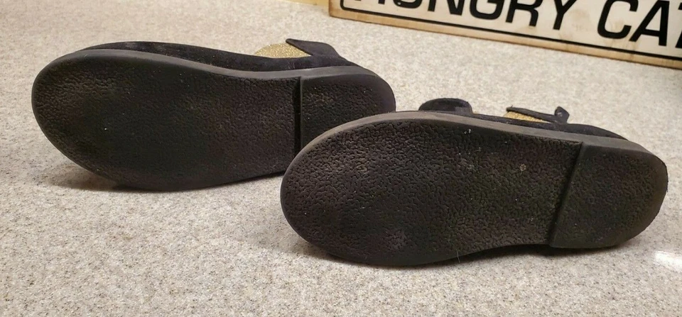 Bota Gymboree negra y dorada para niños pequeños - Zapato (10) Foto 3 de 3